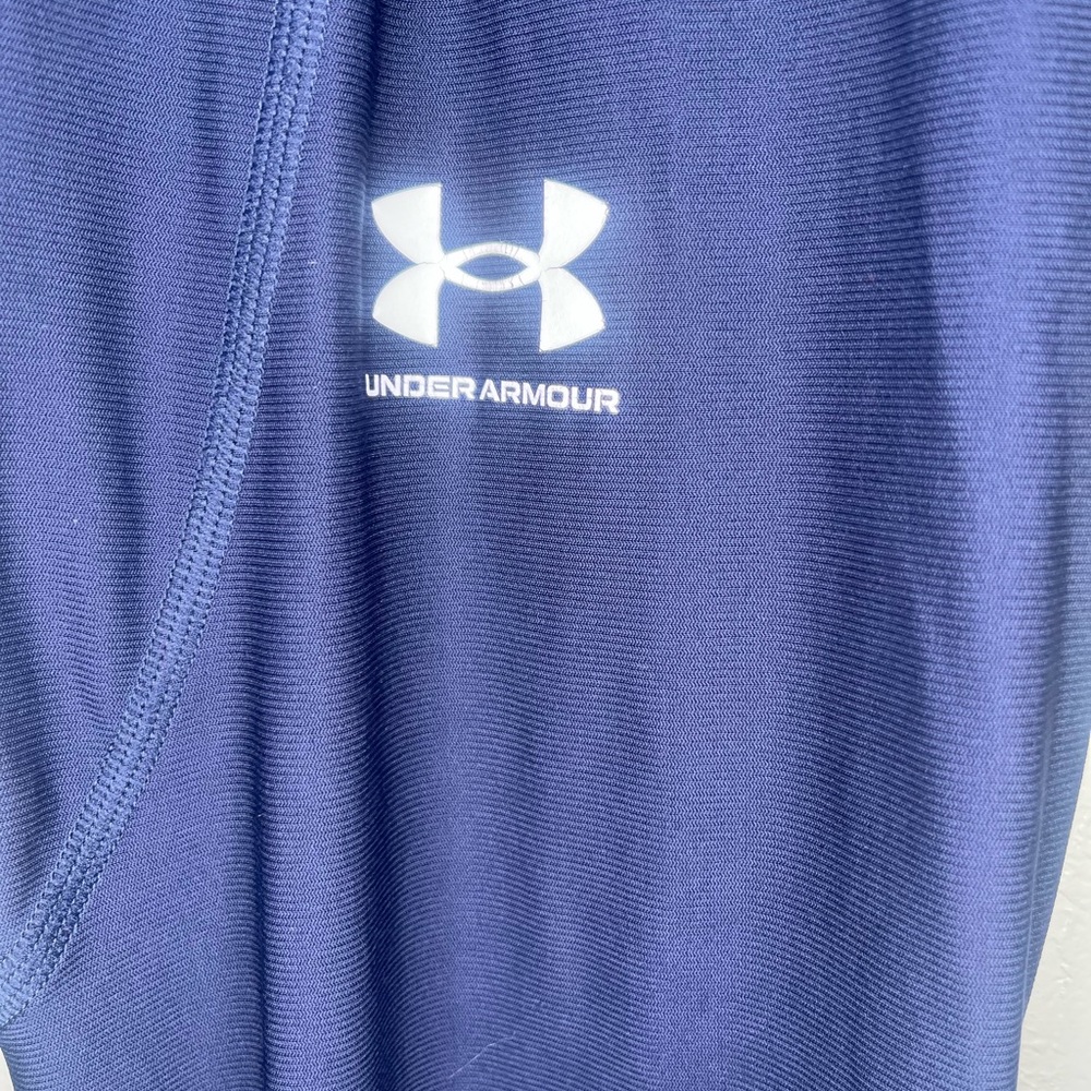 Under Armour HeatGear Blue‎ Men’s Athletic Compression Leggings - Picture 4 of 10
